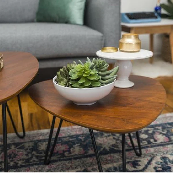 Manor Park Nesting Living Lounge Drawing Room Centre Side Hairpin Table